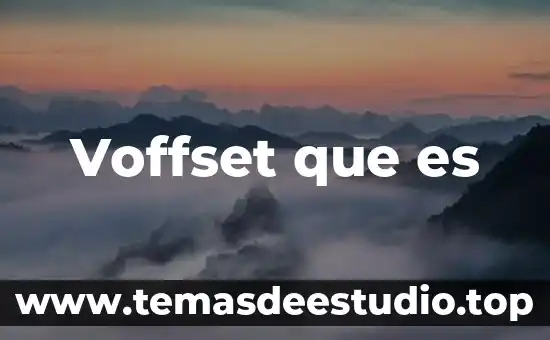 Redistribuci贸n espacial que es 8 Voffset que es
