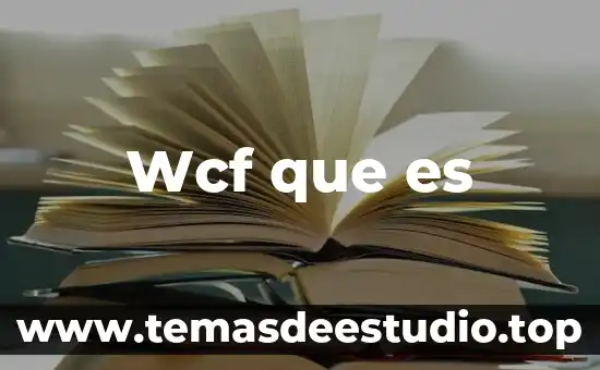 Que es ser perfecto para dios 3 Wcf que es