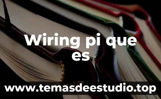 Wiring pi que es