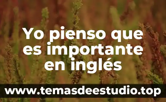 Puntos por qué es importante difundir la cultura en México 5 Yo pienso que es importante en inglés