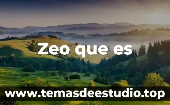 Zeo que es